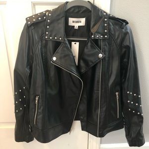BB Dakota Studded Leather Jacket